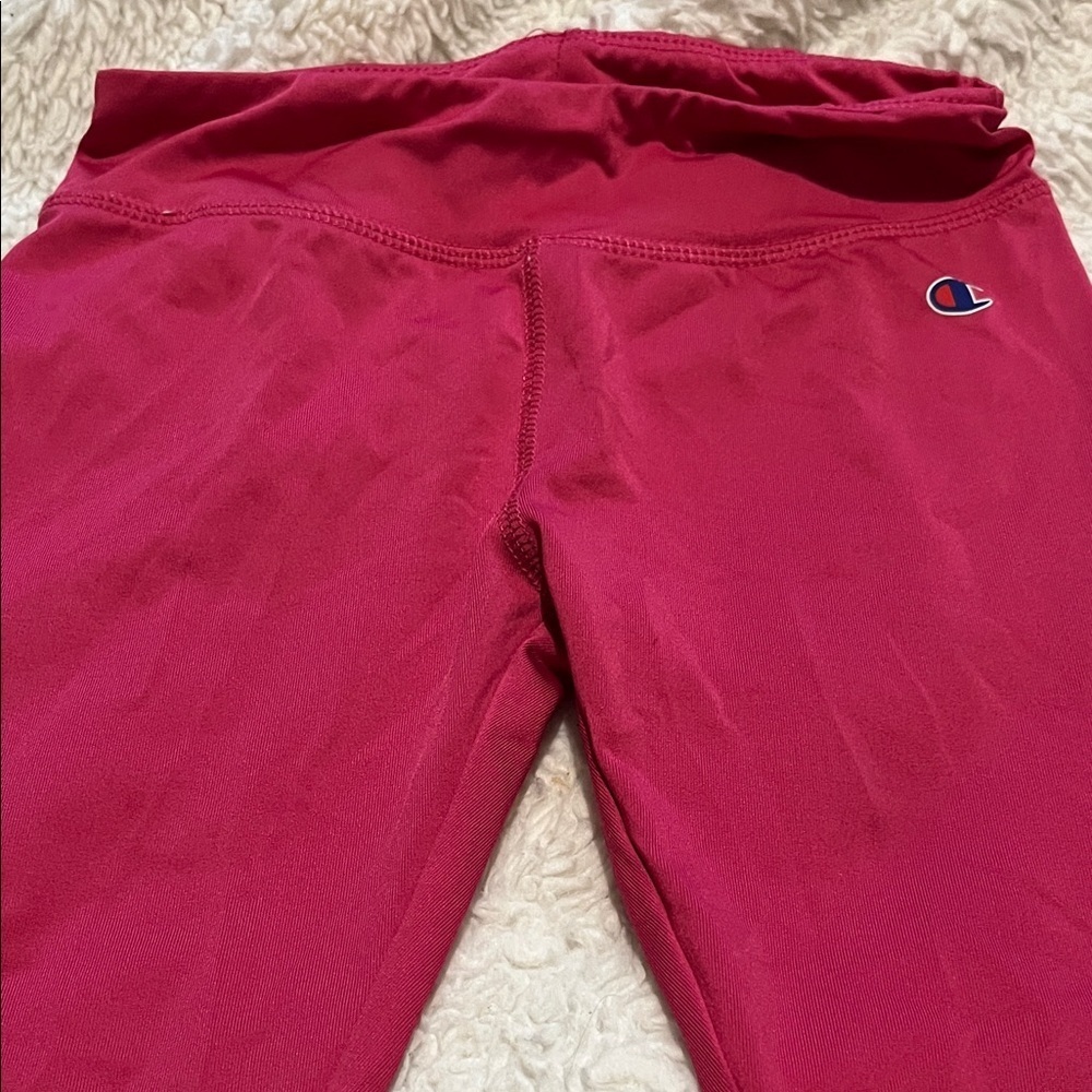 Champion Kids' Vivid Pink, purple, and black Leggings - Picture 2 of 13